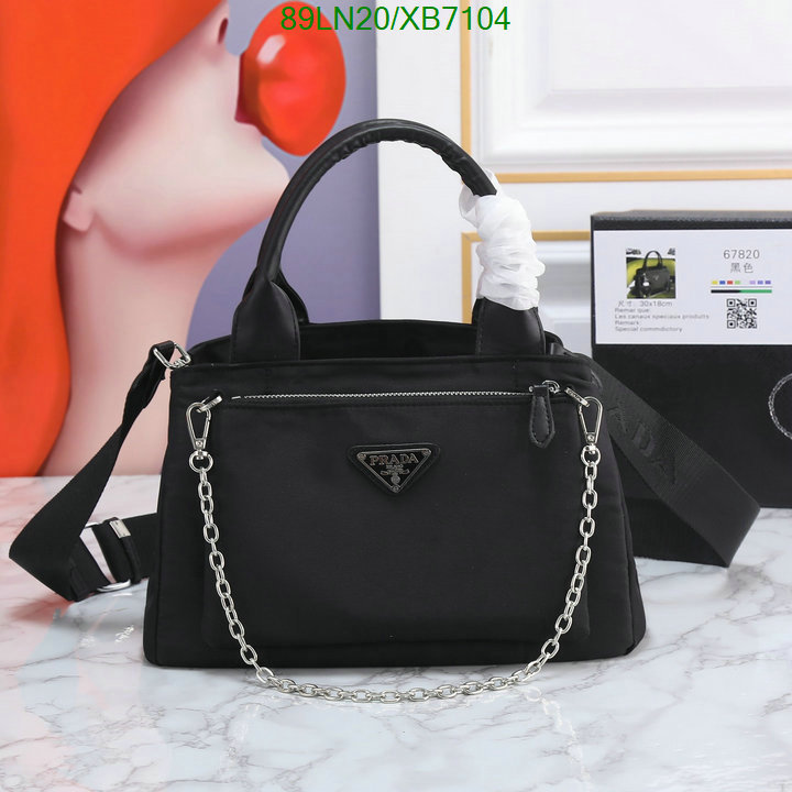 Prada Bag-(4A)-Handbag- Code: XB7104 $: 89USD