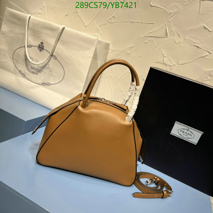 Prada Bag-(Mirror)-Handbag- Code: YB7421 $: 289USD