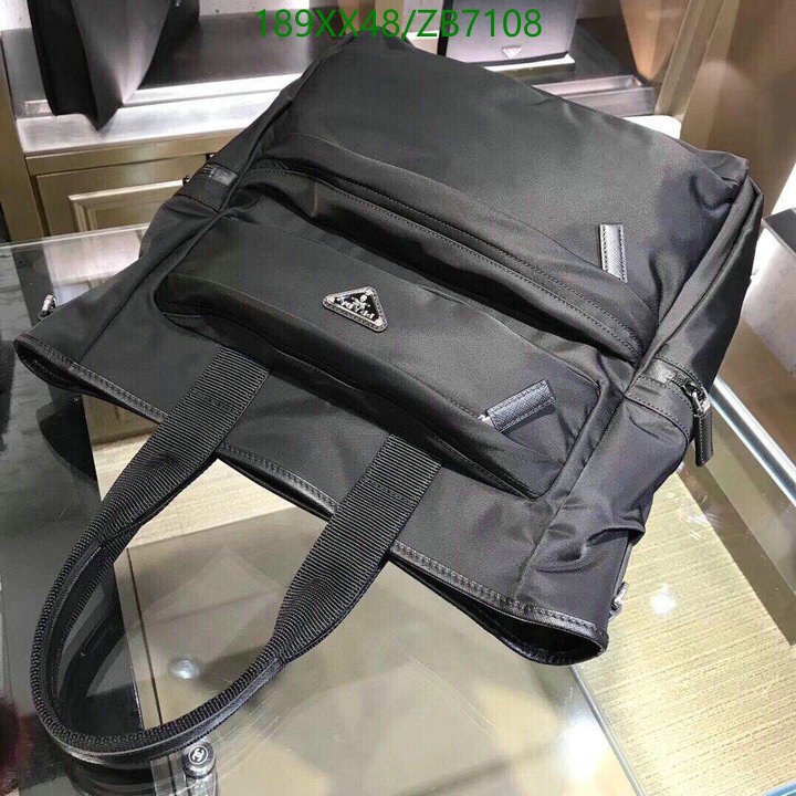 Prada Bag-(Mirror)-Handbag- Code: ZB7108 $: 189USD
