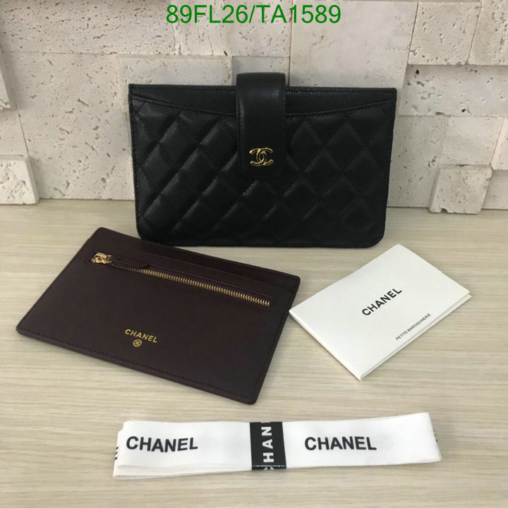 Chanel Bag-(Mirror)-Wallet- Code: TA1589 $: 89USD