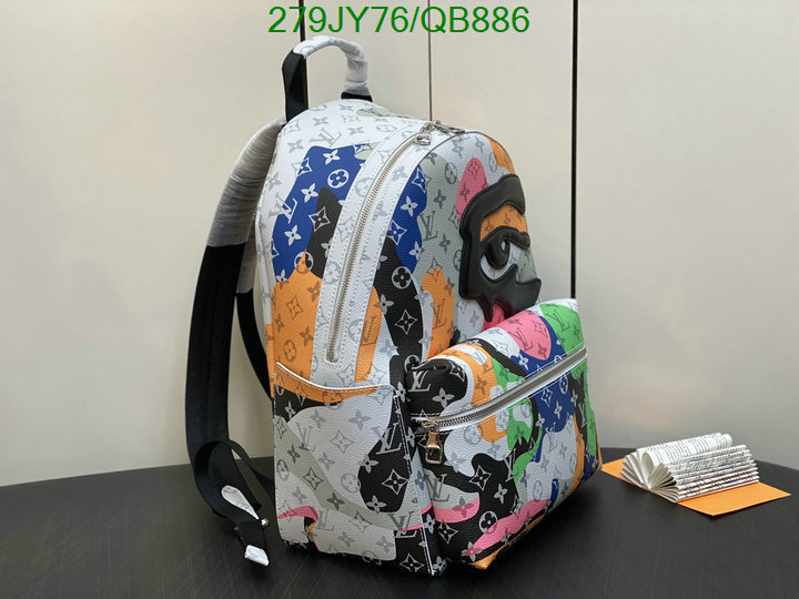 LV Bag-(Mirror)-Backpack- Code: QB886 $: 279USD