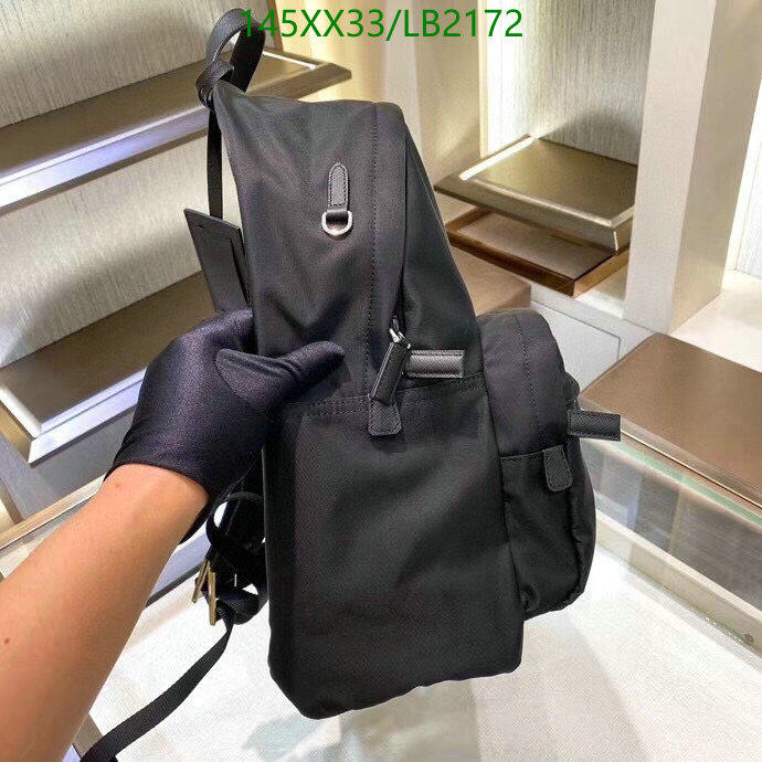 Prada Bag-(Mirror)-Backpack- Code: LB2172 $: 145USD