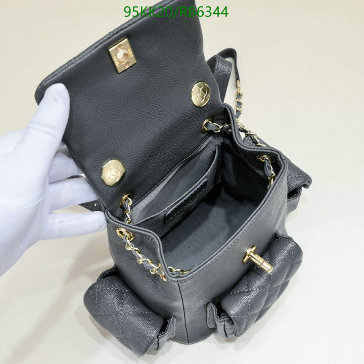 Chanel Bag-(4A)-Backpack- Code: RB6344 $: 95USD