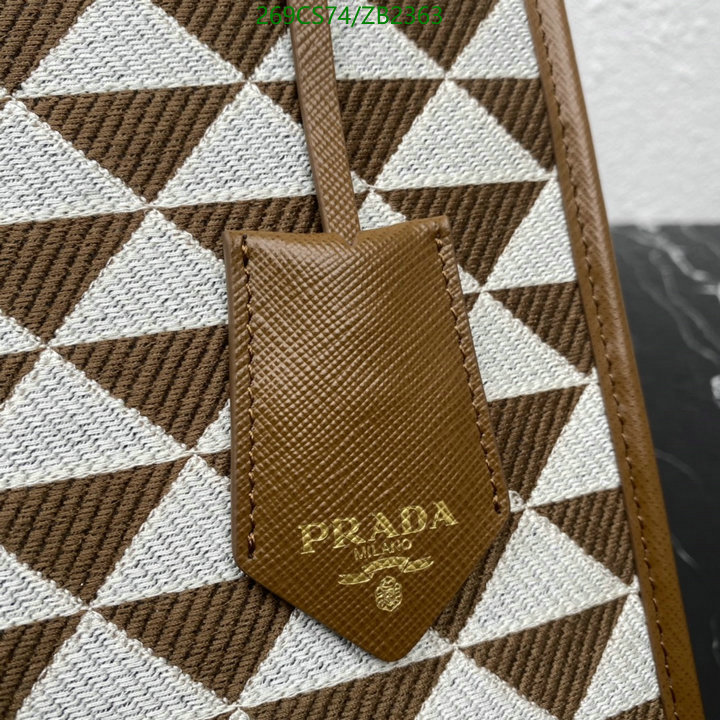 Prada Bag-(Mirror)-Handbag- Code: ZB2363 $: 269USD