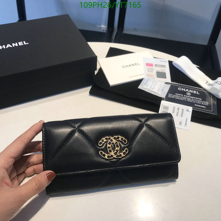 Chanel Bag-(Mirror)-Wallet- Code: YT7165 $: 109USD