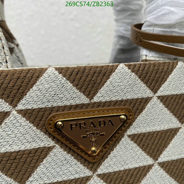 Prada Bag-(Mirror)-Handbag- Code: ZB2363 $: 269USD