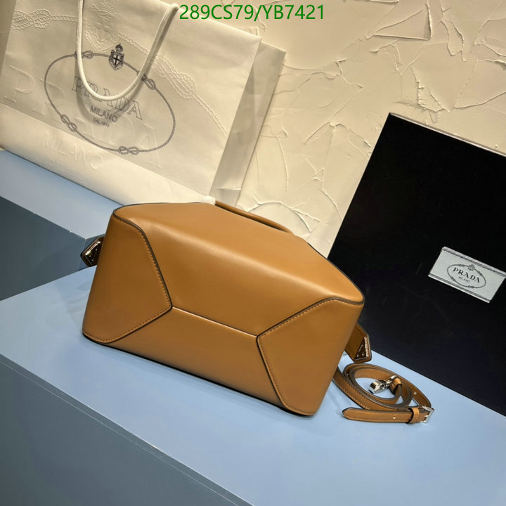 Prada Bag-(Mirror)-Handbag- Code: YB7421 $: 289USD