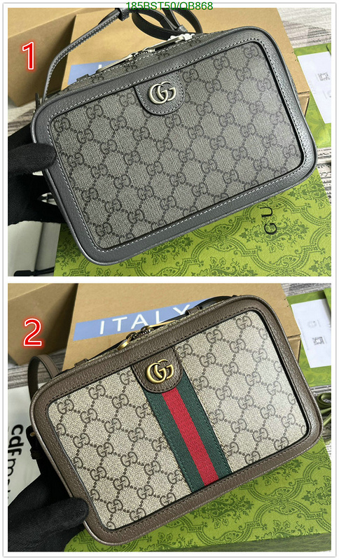 Gucci Bag-(Mirror)-Diagonal- Code: QB868 $: 185USD