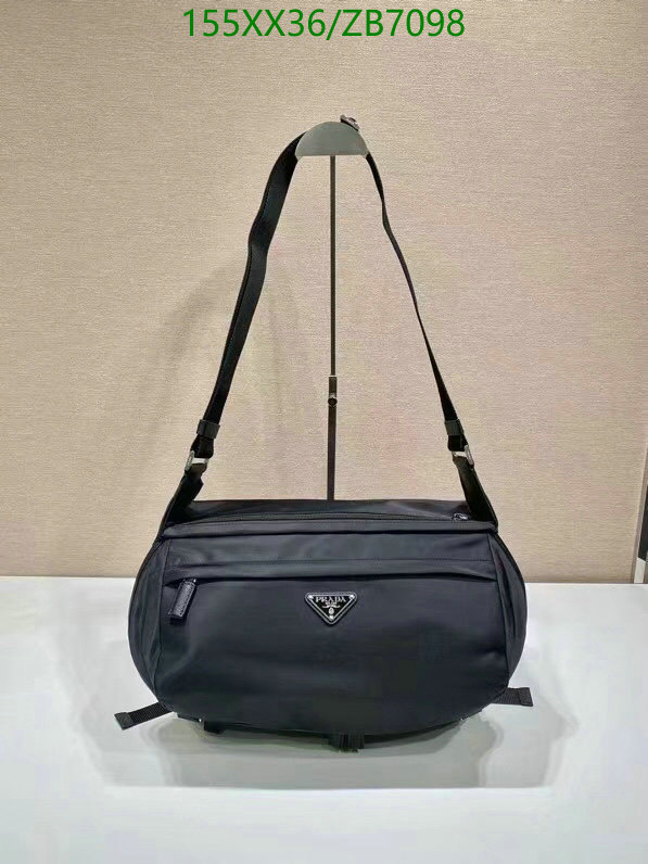Prada Bag-(Mirror)-Handbag- Code: ZB7098 $: 155USD