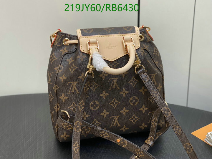 LV Bag-(Mirror)-Backpack- Code: RB6430 $: 219USD