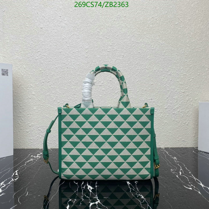 Prada Bag-(Mirror)-Handbag- Code: ZB2363 $: 269USD