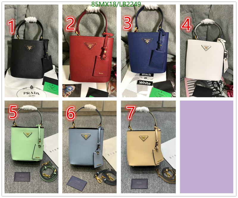 Prada Bag-(4A)-Diagonal- Code: LB2249 $: 85USD