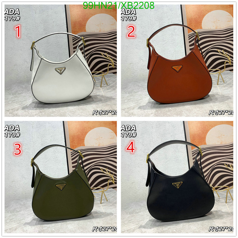 Prada Bag-(4A)-Handbag- Code: XB2208 $: 99USD