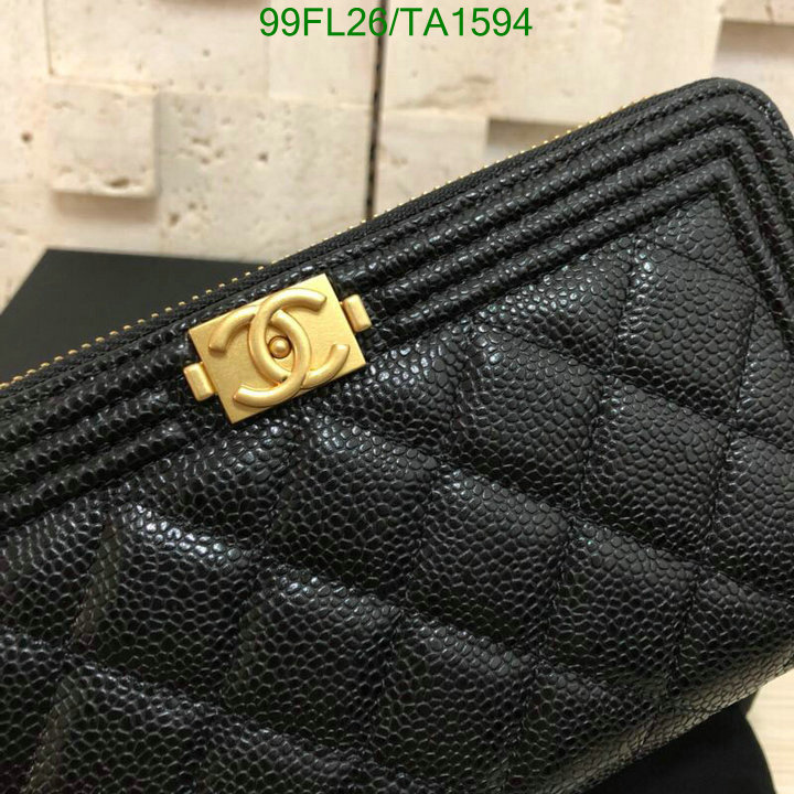 Chanel Bag-(Mirror)-Wallet- Code: TA1594 $: 99USD