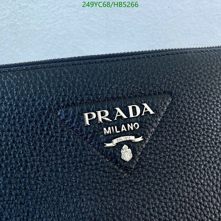 Prada Bag-(Mirror)-Handbag- Code: ZB5266 $: 249USD