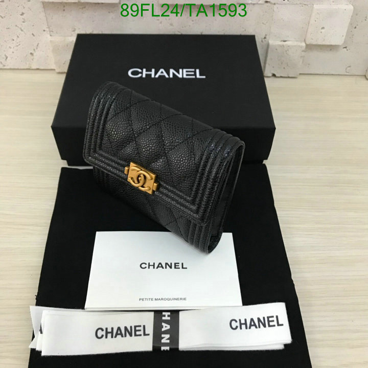 Chanel Bag-(Mirror)-Wallet- Code: TA1593 $: 89USD