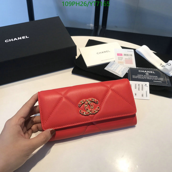 Chanel Bag-(Mirror)-Wallet- Code: YT7165 $: 109USD