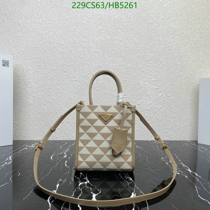 Prada Bag-(Mirror)-Diagonal- Code: ZB5261 $: 229USD