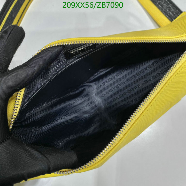 Prada Bag-(Mirror)-Triangle- Code: ZB7090 $: 209USD