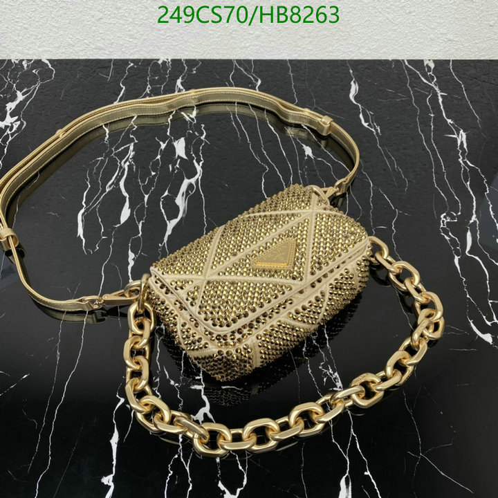 Prada Bag-(Mirror)-Diagonal- Code: HB8263 $: 249USD