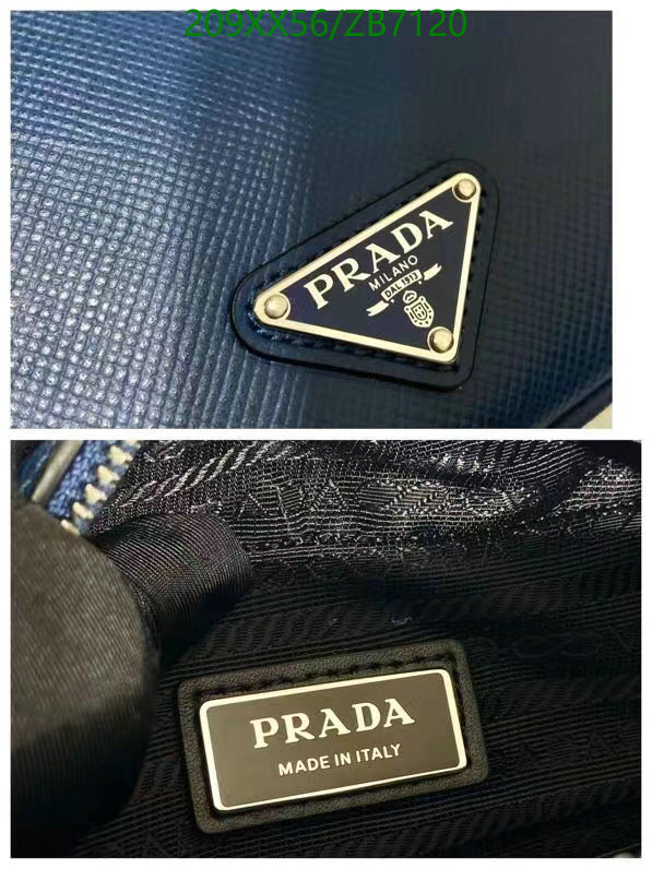 Prada Bag-(Mirror)-Diagonal- Code: ZB7120 $: 209USD