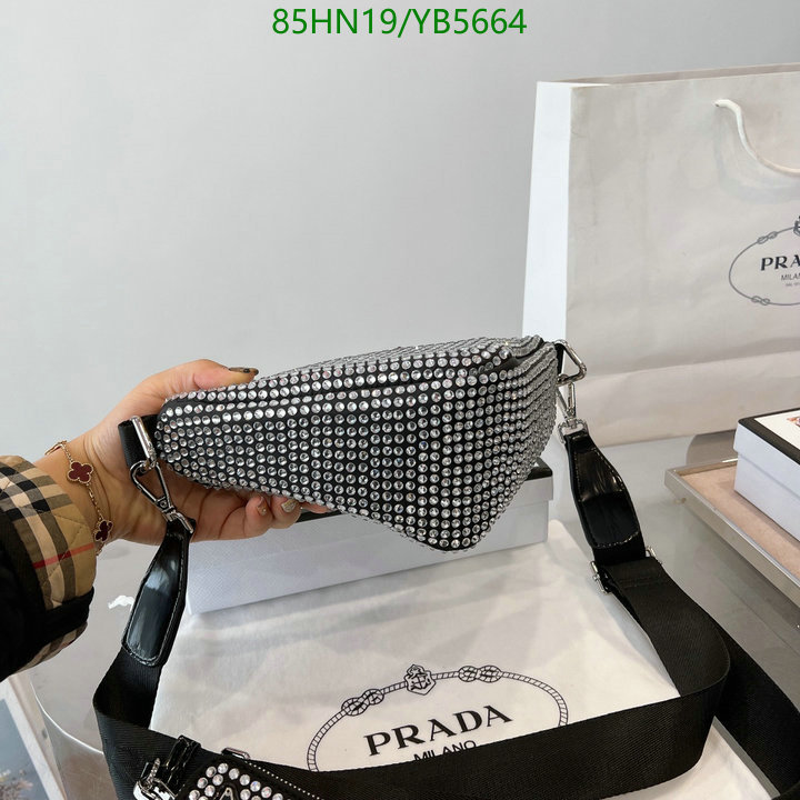 Prada Bag-(4A)-Triangle- Code: YB5664 $: 85USD