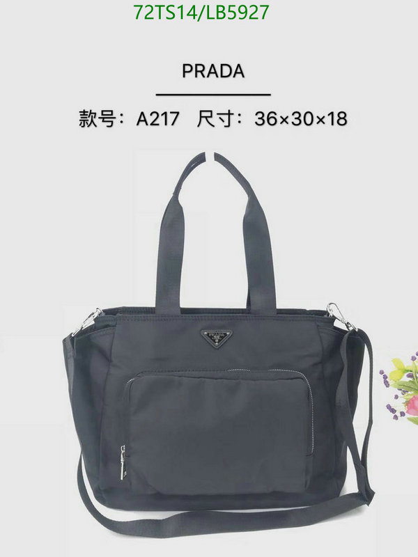 Prada Bag-(4A)-Handbag- Code: LB5927 $: 72USD