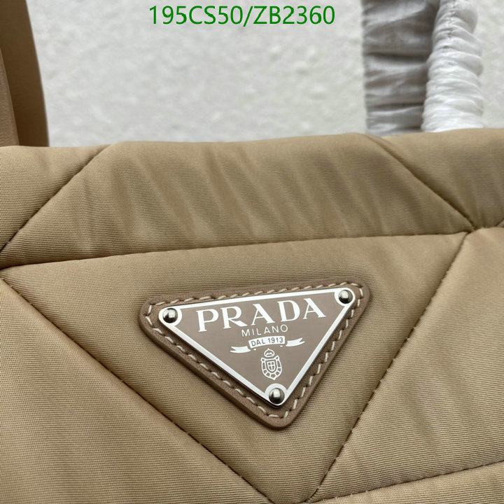 Prada Bag-(Mirror)-Handbag- Code: ZB2360 $: 195USD