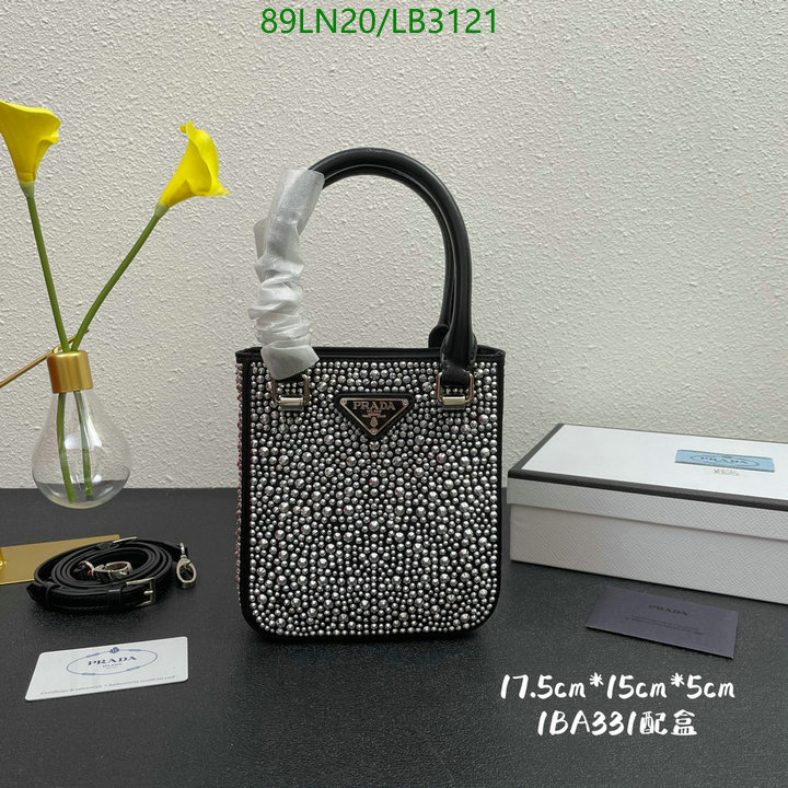 Prada Bag-(4A)-Handbag- Code: LB3121 $: 89USD