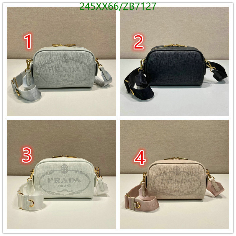 Prada Bag-(Mirror)-Diagonal- Code: ZB7127 $: 245USD