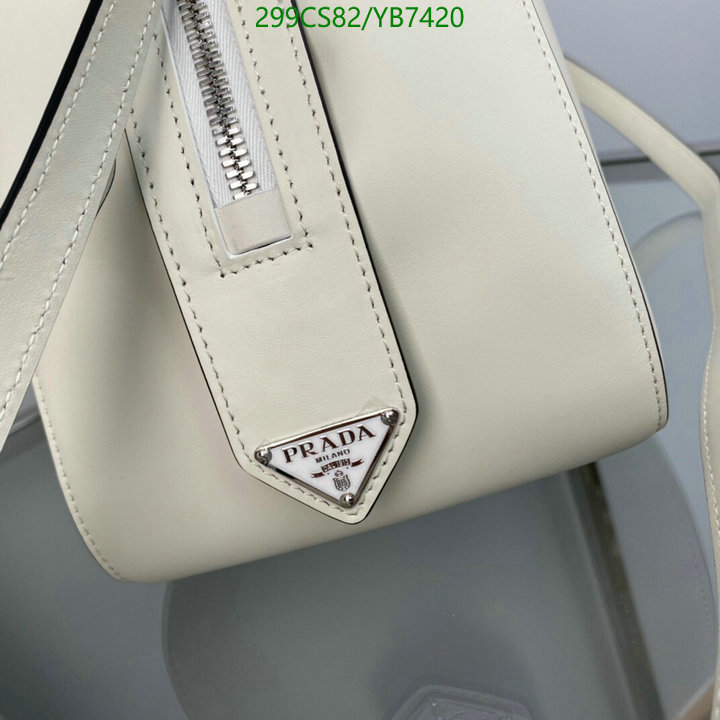 Prada Bag-(Mirror)-Handbag- Code: YB7420 $: 299USD