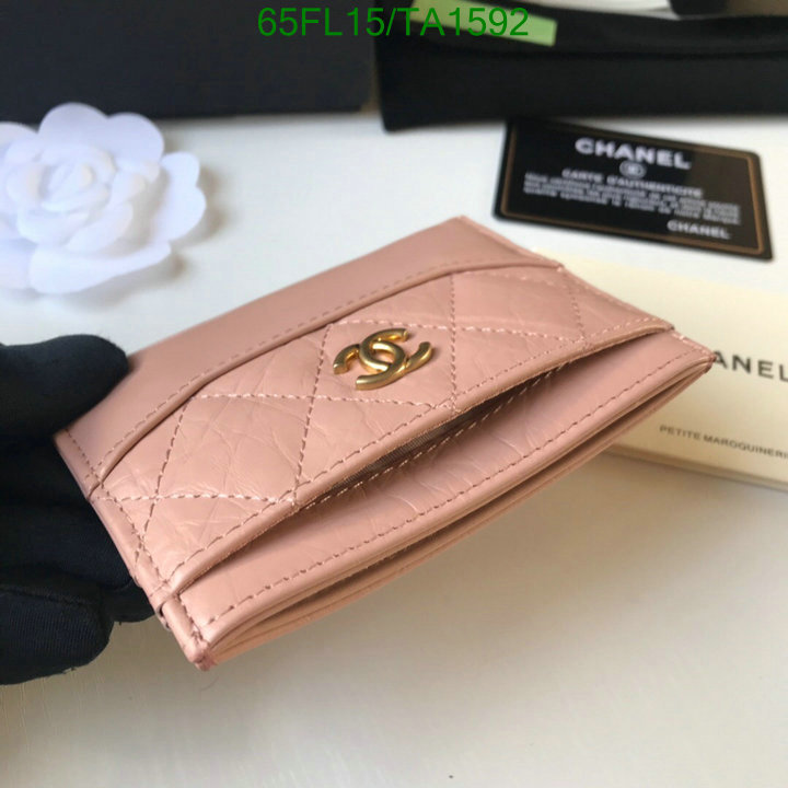 Chanel Bag-(Mirror)-Wallet- Code: TA1592 $: 65USD