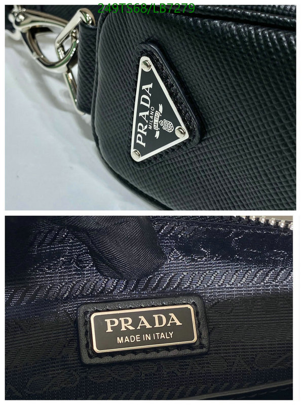 Prada Bag-(Mirror)-Triangle- Code: LB7279 $: 249USD