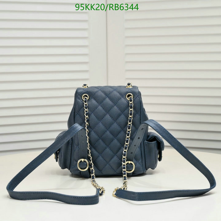 Chanel Bag-(4A)-Backpack- Code: RB6344 $: 95USD