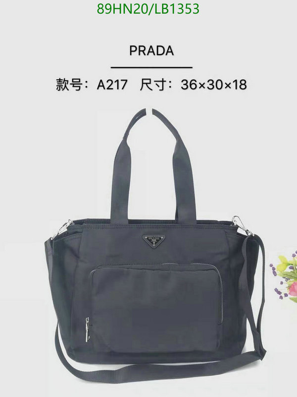 Prada Bag-(4A)-Handbag- Code: LB1353 $: 89USD