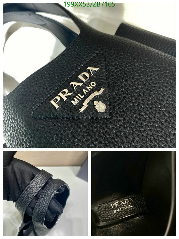 Prada Bag-(Mirror)-Handbag- Code: ZB7105 $: 199USD