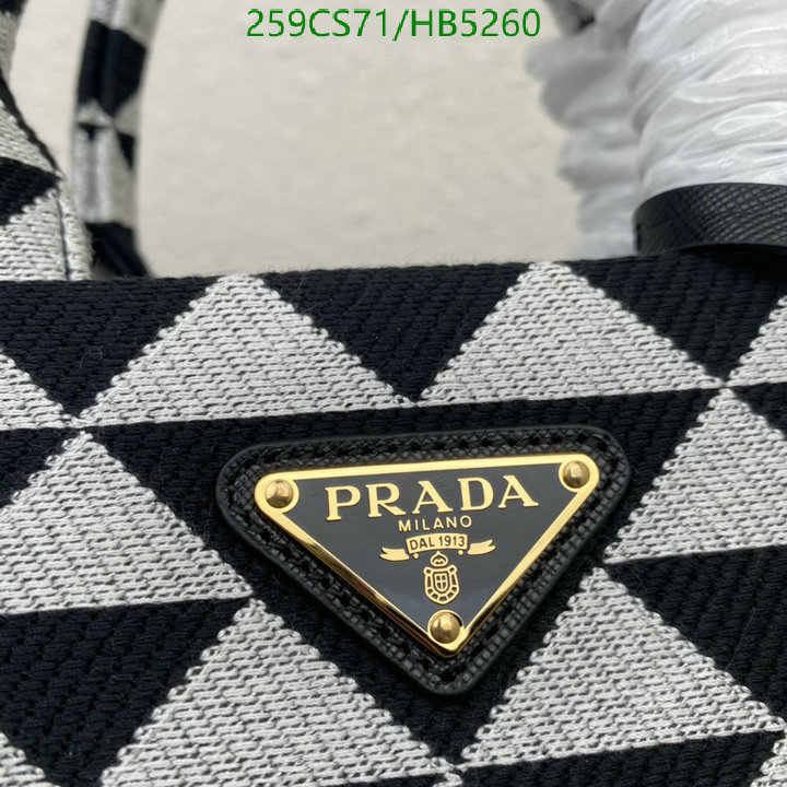 Prada Bag-(Mirror)-Handbag- Code: ZB5260 $: 259USD