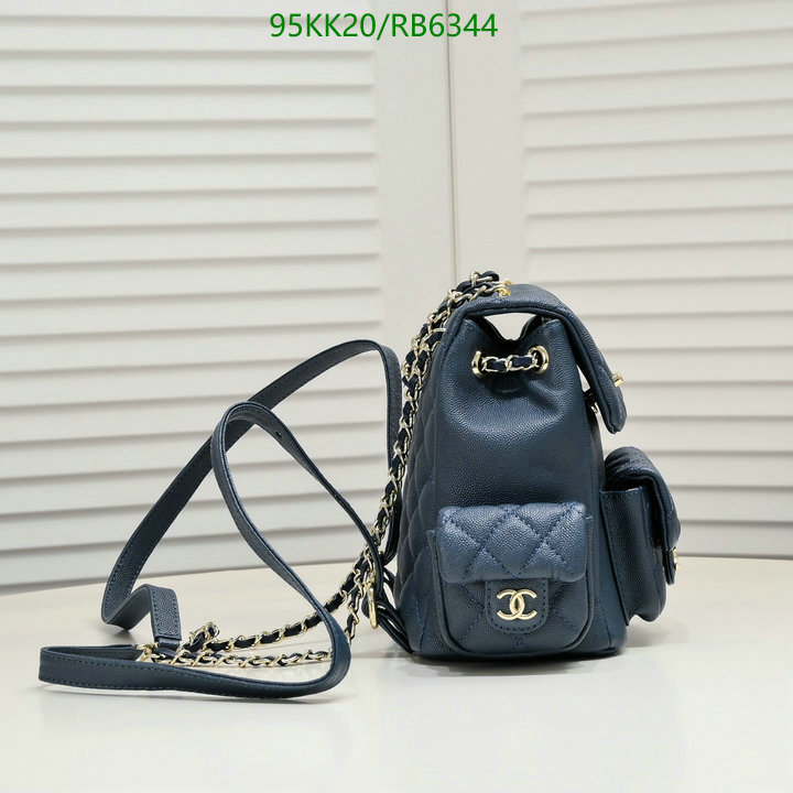 Chanel Bag-(4A)-Backpack- Code: RB6344 $: 95USD