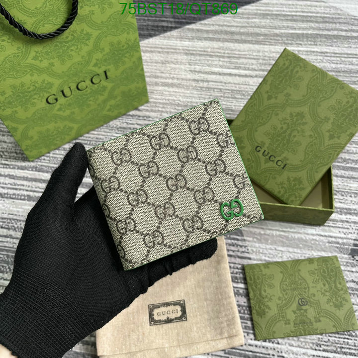 Gucci Bag-(Mirror)-Wallet- Code: QT869 $: 75USD