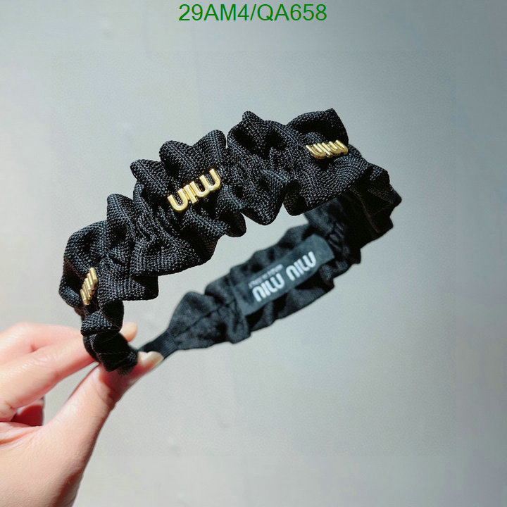 Headband-MIU MIU Code: QA658 $: 29USD
