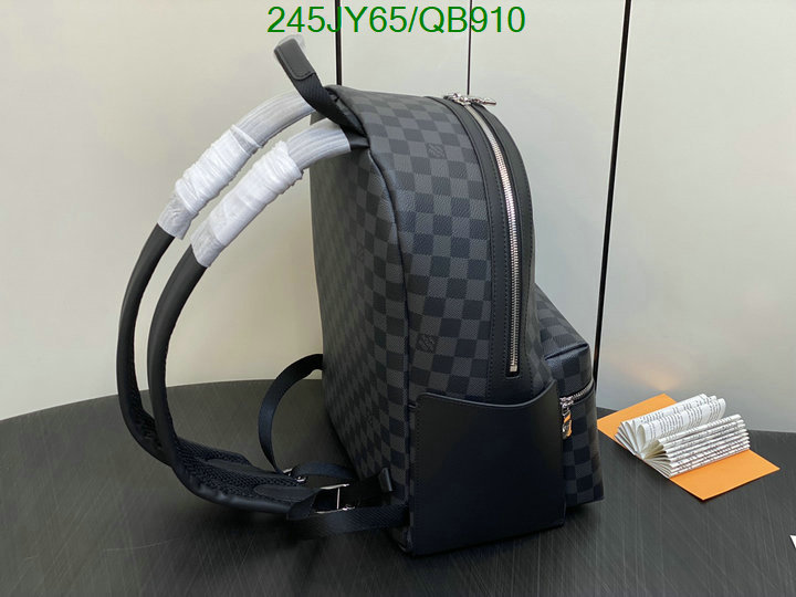 LV Bag-(Mirror)-Backpack- Code: QB910 $: 245USD