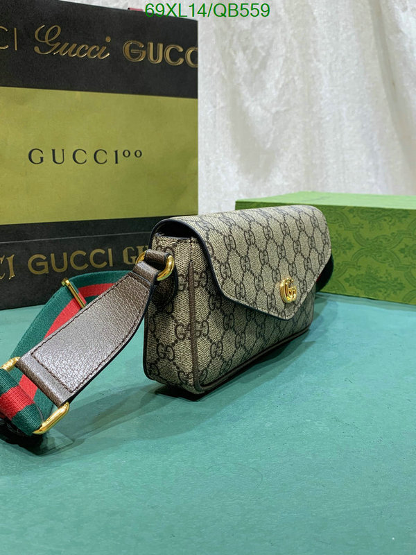 Gucci Bag-(4A)-Diagonal- Code: QB559 $: 69USD
