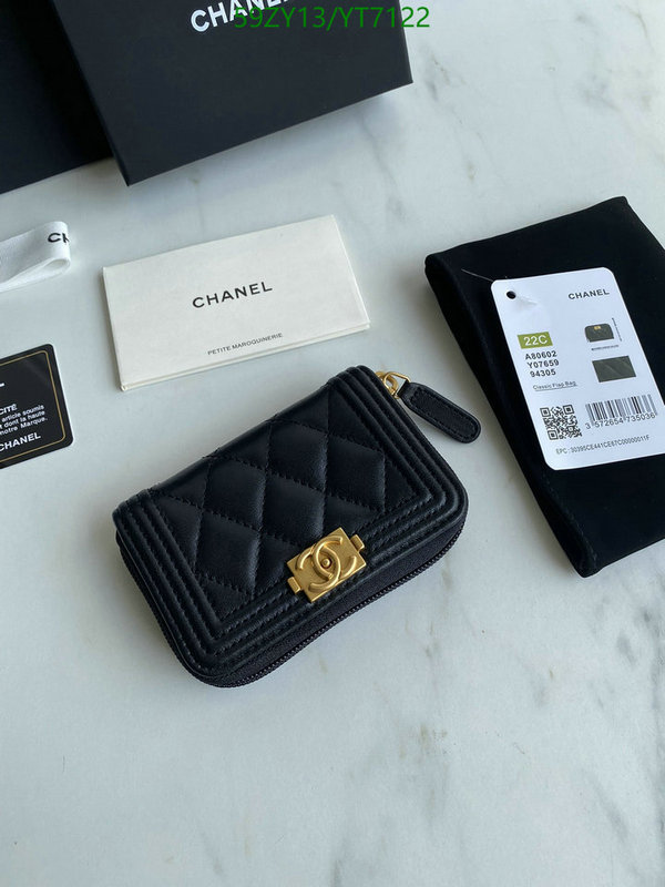 Chanel Bag-(Mirror)-Wallet- Code: YT7122 $: 59USD