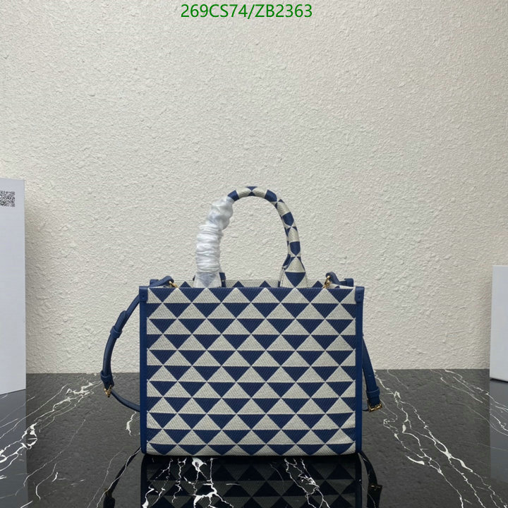 Prada Bag-(Mirror)-Handbag- Code: ZB2363 $: 269USD