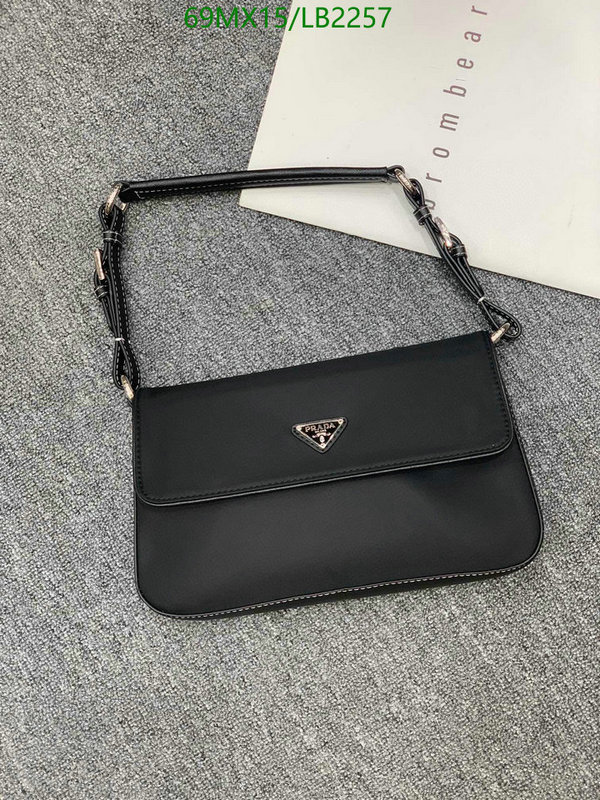 Prada Bag-(4A)-Diagonal- Code: LB2257 $: 69USD