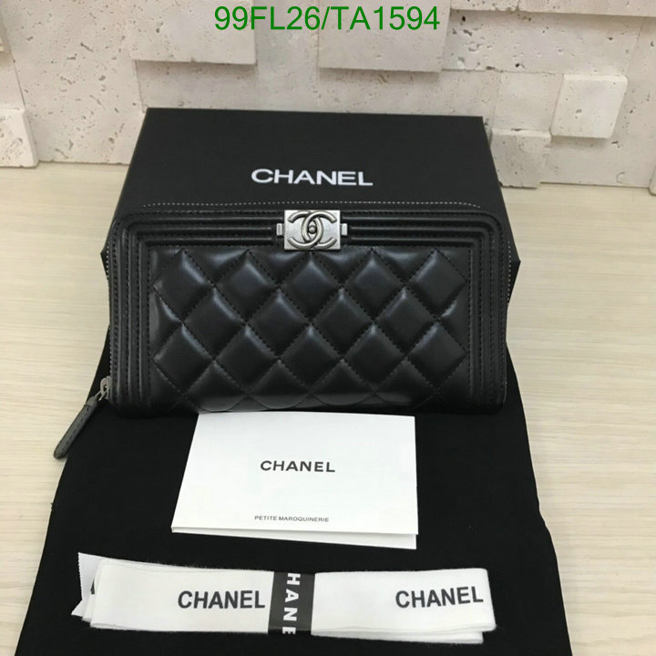 Chanel Bag-(Mirror)-Wallet- Code: TA1594 $: 99USD