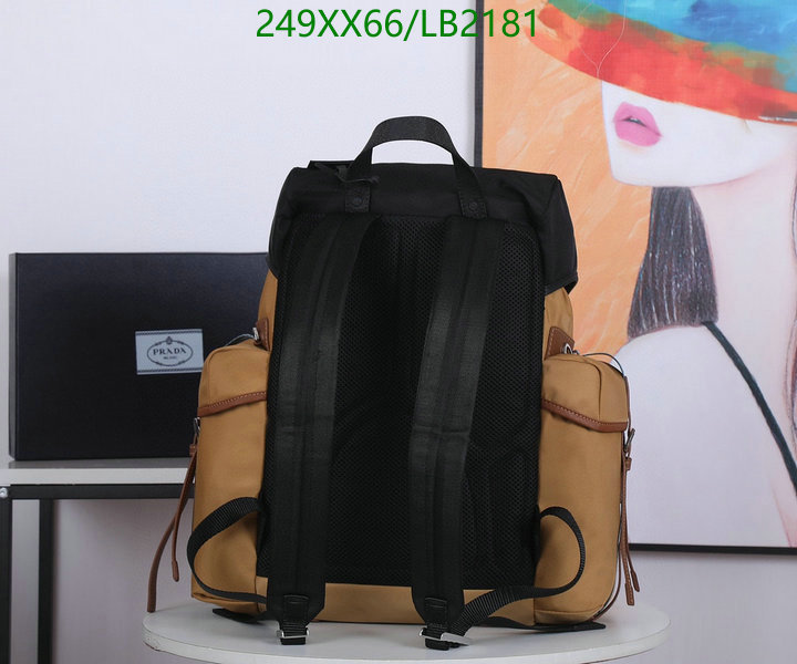 Prada Bag-(Mirror)-Backpack- Code: LB2181 $: 249USD