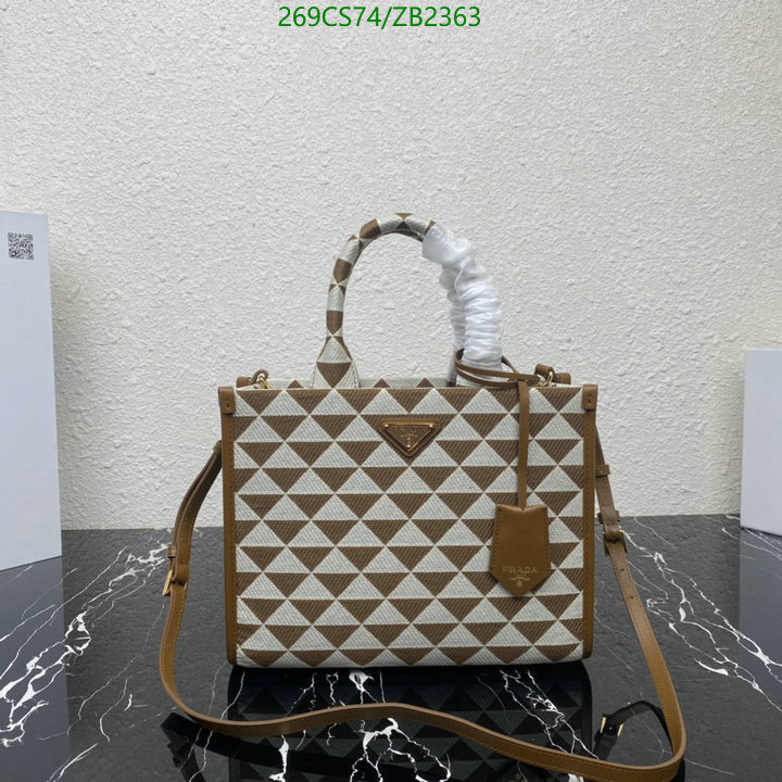 Prada Bag-(Mirror)-Handbag- Code: ZB2363 $: 269USD