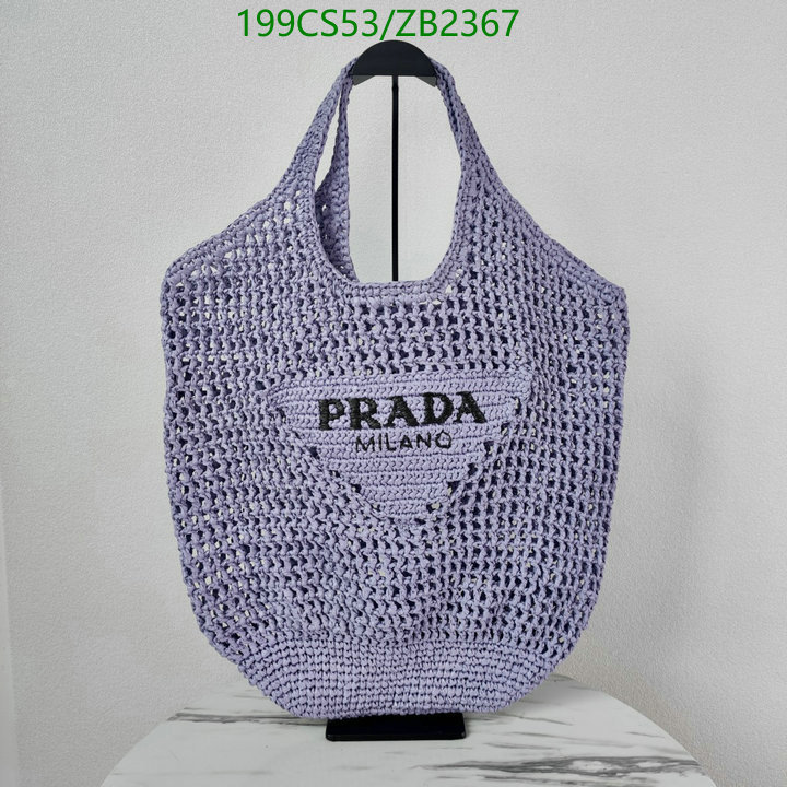 Prada Bag-(Mirror)-Handbag- Code: ZB2367 $: 199USD