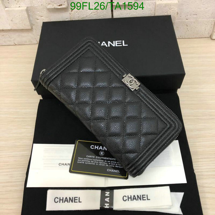 Chanel Bag-(Mirror)-Wallet- Code: TA1594 $: 99USD